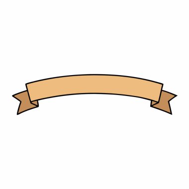 Renkli Vintage Kurdele Sanatı İzole Edildi