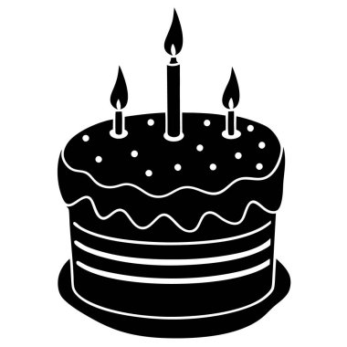 Mum simgesi. Mum vektörünün özet çizimi