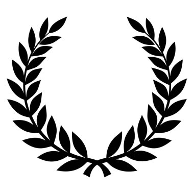 Defne çelengi vektör simgesi