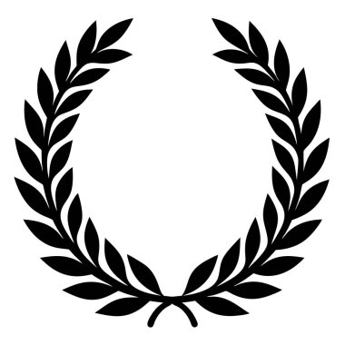 çelenk kutsal kişilerin resmi, vektör çizim