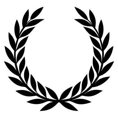 Defne çelengi vektör simgesi