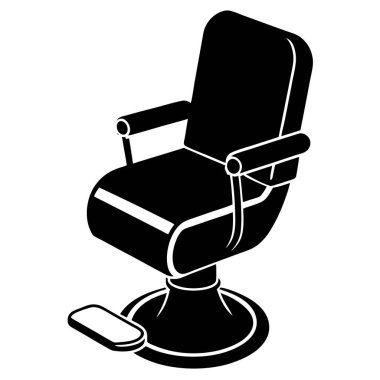 berber koltuğu simgesi, basit stil