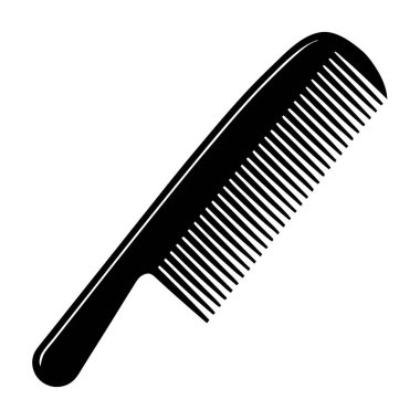 saç tarak simgesi, basit biçim