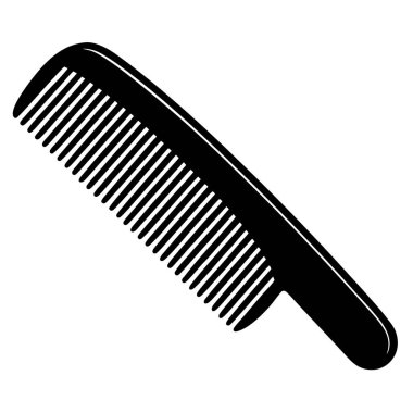 saç tarak simgesi, basit biçim