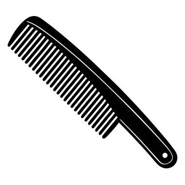 saç tarak simgesi, basit biçim