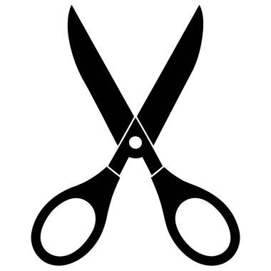 Makas simgesi, basit tarzı