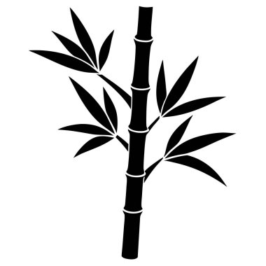 Bambu ağacı illüstrasyon tasarımı