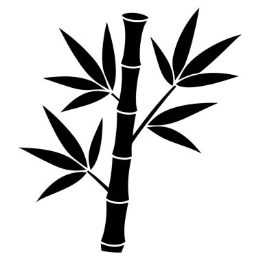 Bambu simgesi, vektör çizimi