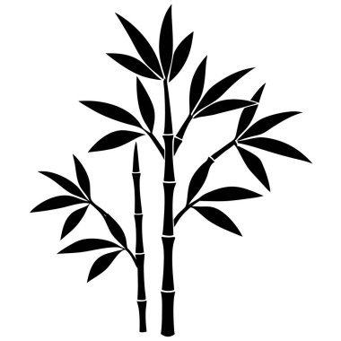 ağaç silueti ile beyaz zemin üzerine bırakır.