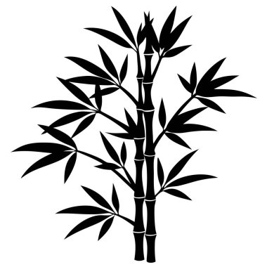 Bambu ağacı vektör simgesi