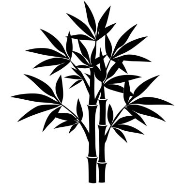 Bambu ağacı vektör simgesi