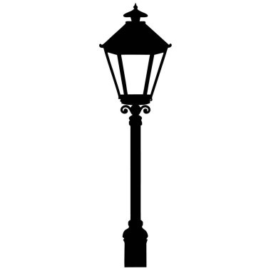 Sokak lambası ikonu. vektör illüstrasyonu