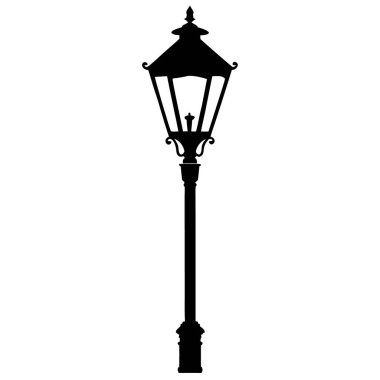 Sokak lambası ikonu. vektör illüstrasyonu.