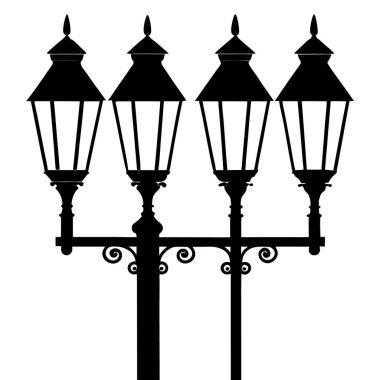 Sokak ışıkları vektör simgesi