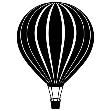 Paraşüt simgesi vektör çizimi, Hava balonu vektörü