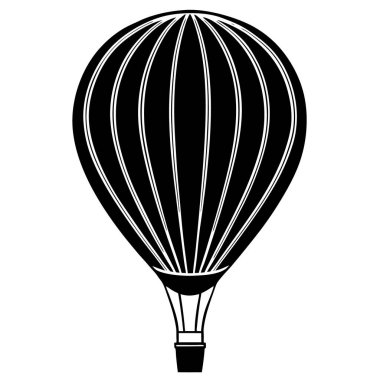 Paraşüt simgesi vektör çizimi, Hava balonu vektörü
