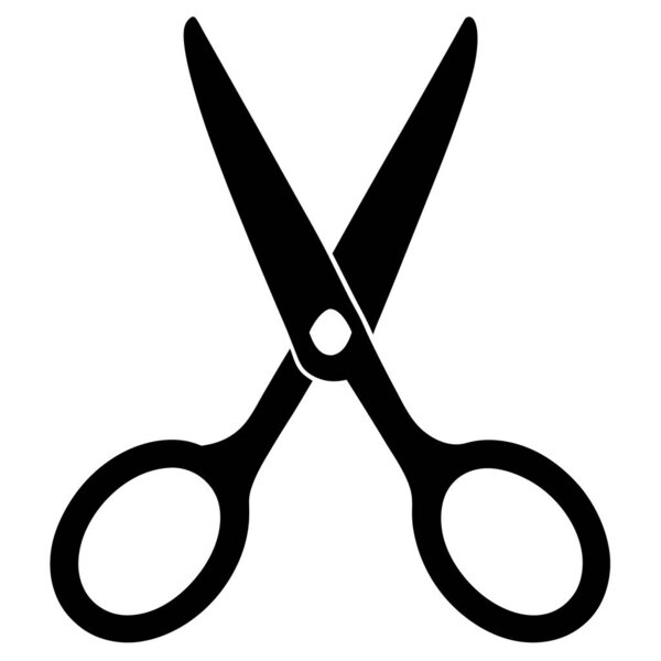 векторная иллюстрация знака ножниц и ножниц. набор ножниц и векторных иллюстраций резки.