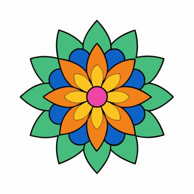 Mandala boyama, mandala çizimi.