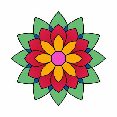 Mandala boyama, mandala çizimi.