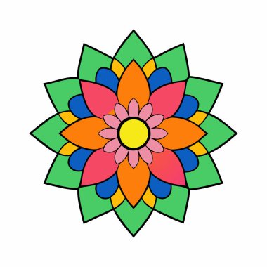 Mandala boyama, mandala çizimi.