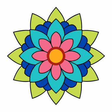 Mandala boyama, mandala çizimi.