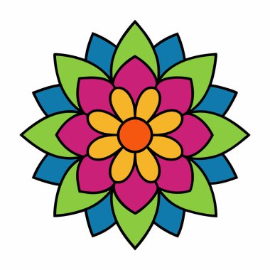 Güzel mandala, dekoratif mandala sanatı