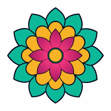 Güzel mandala, dekoratif mandala sanatı