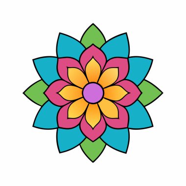 Güzel mandala, dekoratif mandala sanatı