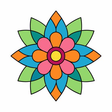 Güzel mandala, dekoratif mandala sanatı