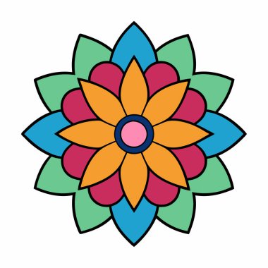 Güzel mandala, dekoratif mandala sanatı