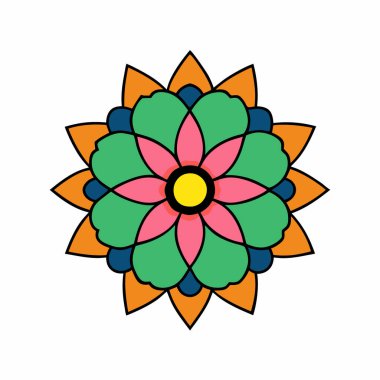 Güzel mandala, dekoratif mandala sanatı