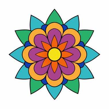 Mandala modern tarz dekorasyon sanatı