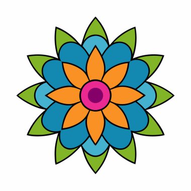 Mandala modern tarz dekorasyon sanatı