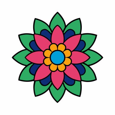 Mandala modern tarz dekorasyon sanatı