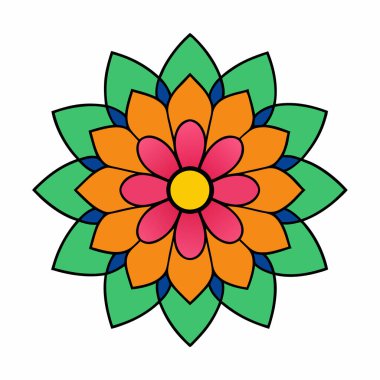 Mandala modern tarz dekorasyon sanatı