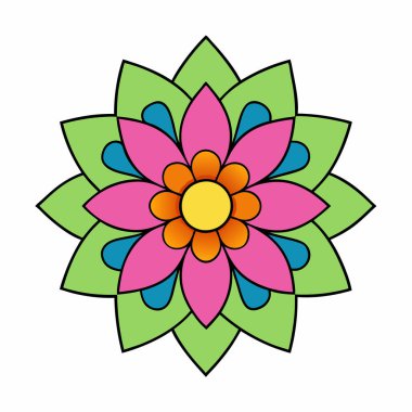 Mandala modern tarz dekorasyon sanatı