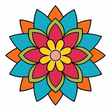 Mandala modern tarz dekorasyon sanatı