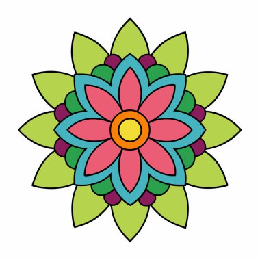 Mandala modern tarz dekorasyon sanatı