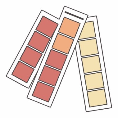 Renk tekerli renk paleti, Vintage renk paleti