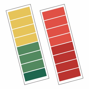 Renk tekerli renk paleti, Vintage renk paleti