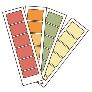 Renk tekerli renk paleti, Vintage renk paleti