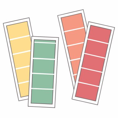 Renk tekerli renk paleti, Vintage renk paleti