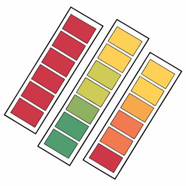 Renk tekerli renk paleti, Vintage renk paleti