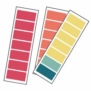 Renk tekerli renk paleti, Vintage renk paleti