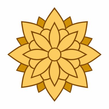 Renkli mandala vektör sanatı