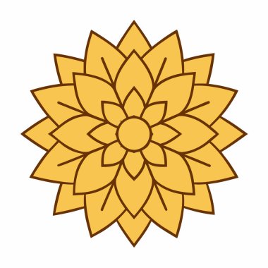 Renkli mandala vektör sanatı