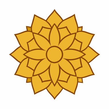 Yaratıcı mandala vektör çizimi