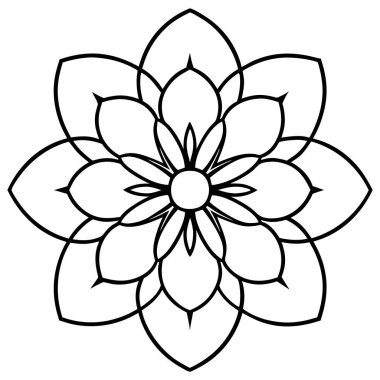 Dekoratif tasarım ögesi, vektör illüstrasyonu