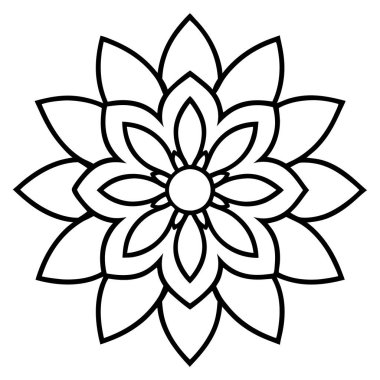 Çiçek süsleme simgesi