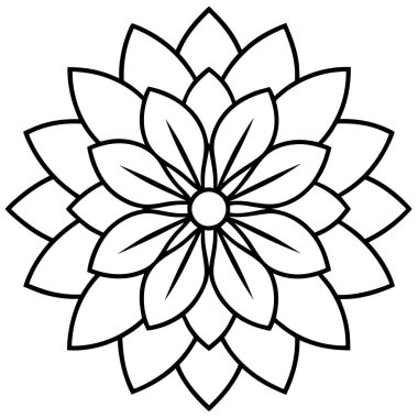 güzel çiçek ikonu vektör illüstrasyon tasarımı